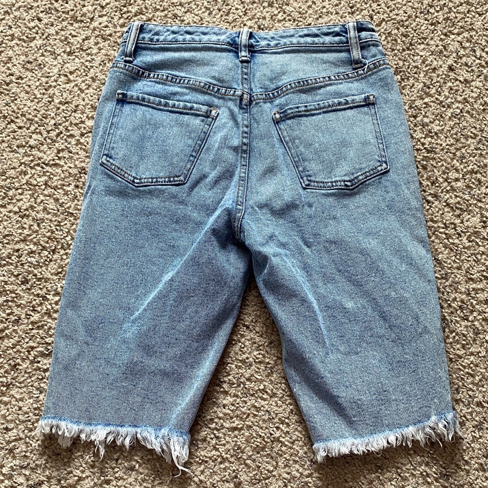 Wild Fable Ripped High Rise Jean Shorts - Picture 6 of 11